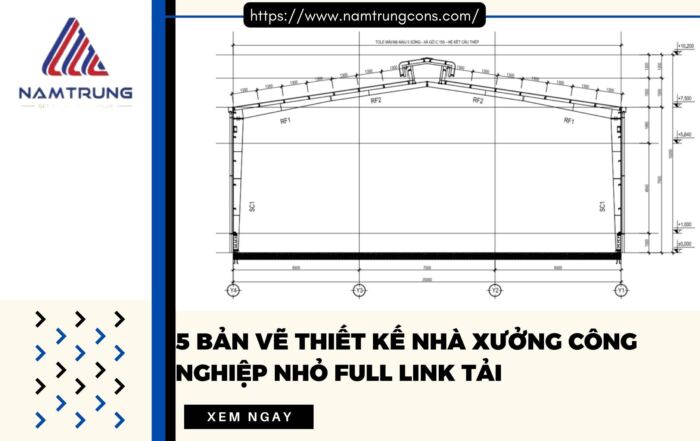 Bản vẽ thiết kế nhà xưởng công nghiệp