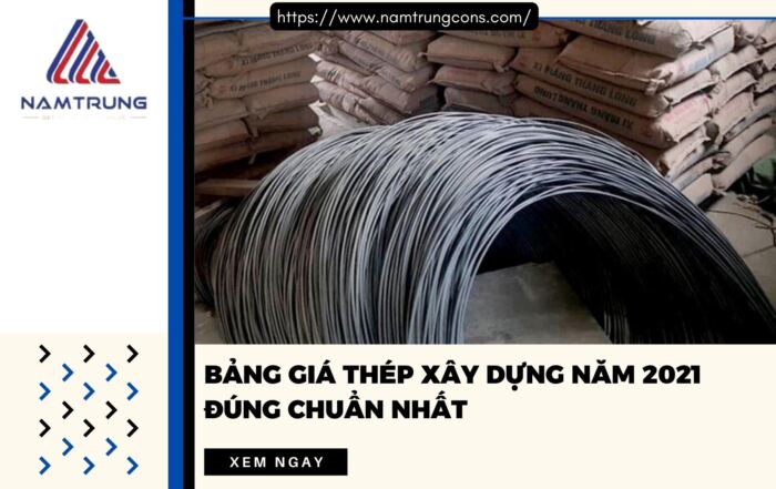 Bảng giá thép xây dựng