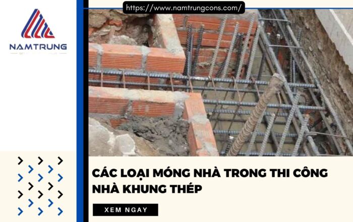 Các loại móng nhà