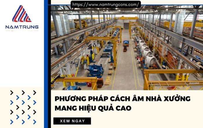 cách âm nhà xưởng