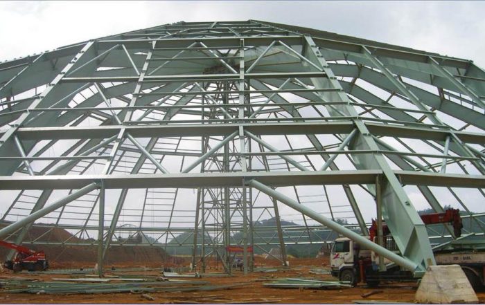 lắp đặt công trình nhà thép tiền chế zamil