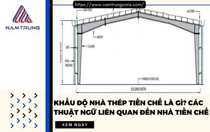 Khẩu độ nhà thép tiền chế