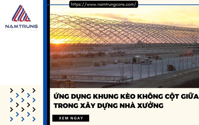 khung kèo không cột giữa