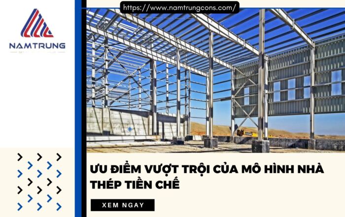 Mô hình nhà thép tiền chế