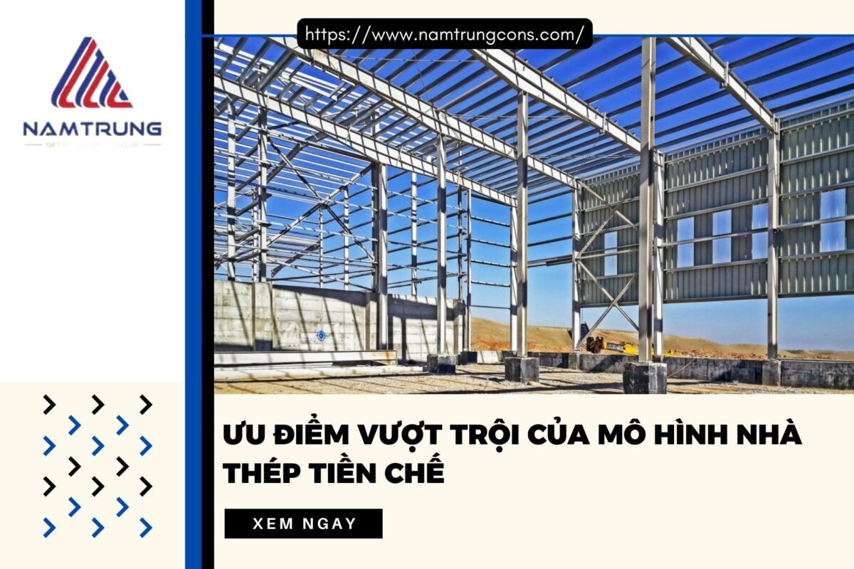 Mô hình nhà thép tiền chế