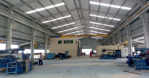 nhà thép tiền chế khung zamil