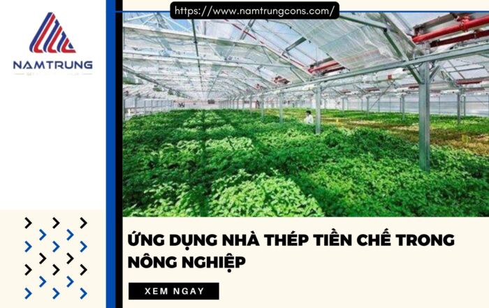 Nhà thép tiền chế trong nông nghiệp