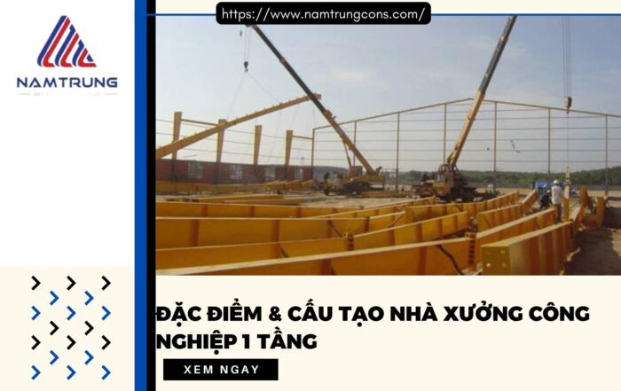 Nhà xưởng công nghiệp một tầng