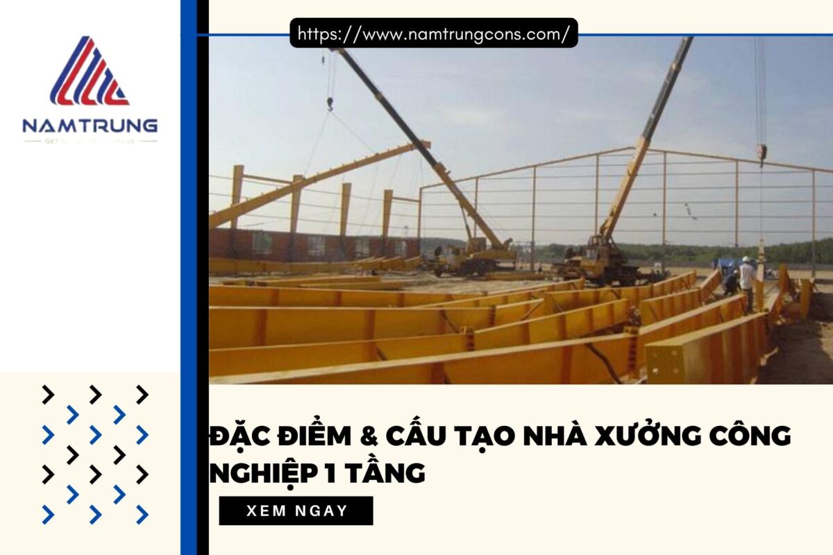 Nhà xưởng công nghiệp một tầng