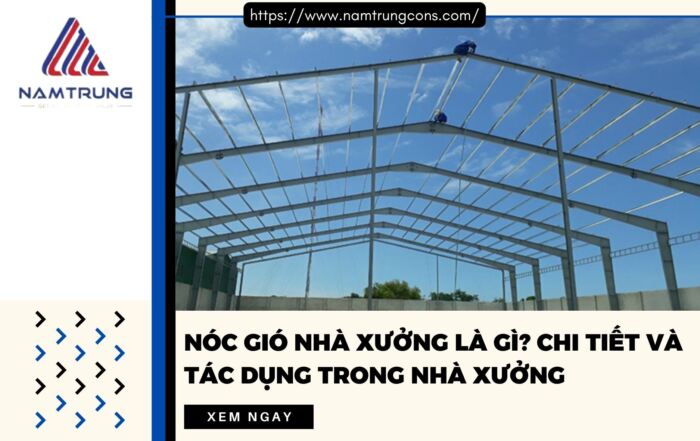 nóc gió nhà xưởng