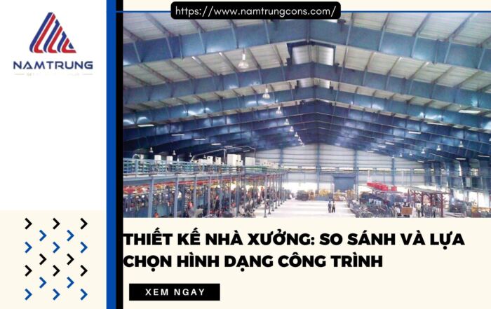 So sánh và lựa chọn hình dạng công trình