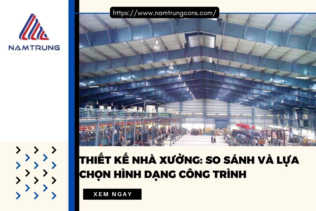 So sánh và lựa chọn hình dạng công trình