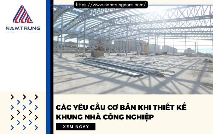Thiết kế khung nhà công nghiệp