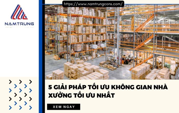 tối ưu không gian nhà xưởng